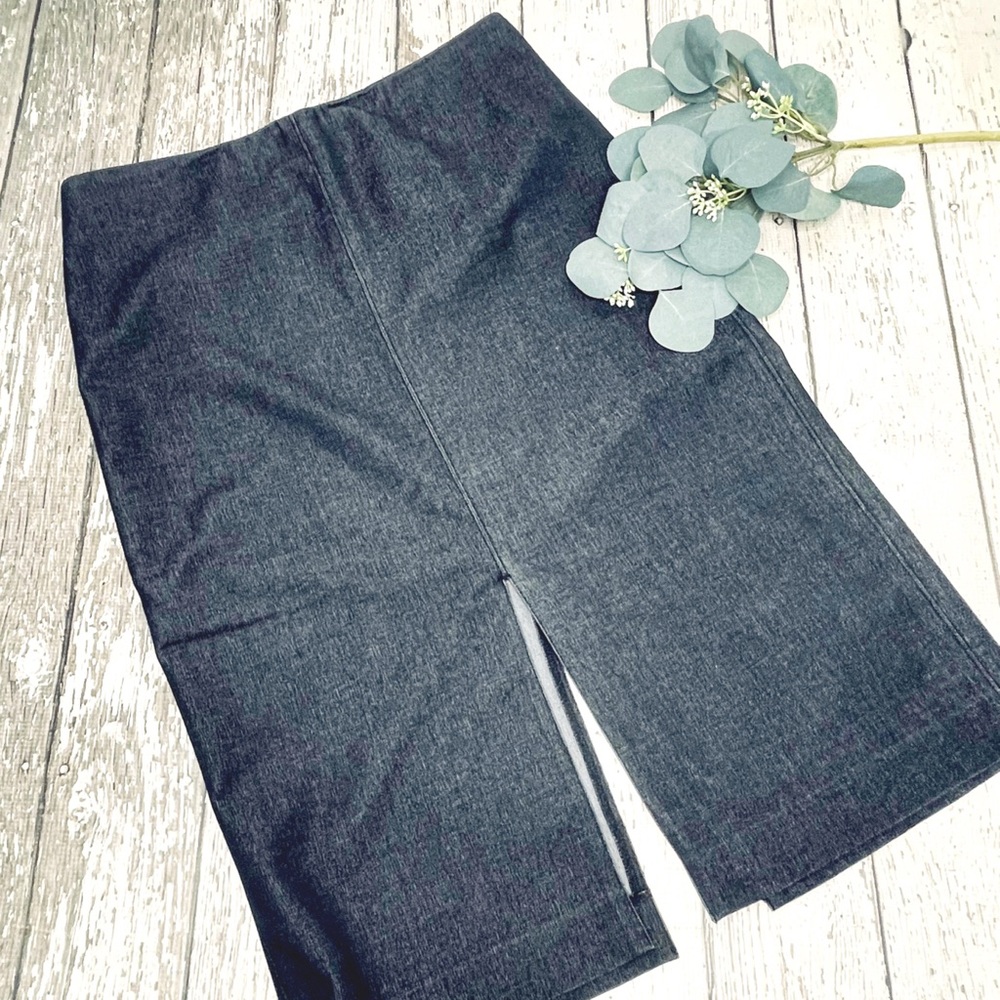 Elie Tahari Front Back Slit Pencil Skirt